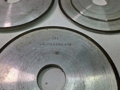 Lot of 3-DPI Diamond 6 “x 1.25” Type 12-Dish Diamond Grinding Wheel-USA-BB