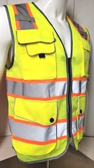 Hi Visibility Reflective Yellow Safety Vest (Small to 2XL)