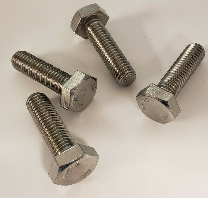 M6-1.0 X 25 Coarse Hex Cap Screw A2 (304) Stainless Steel