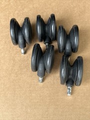 Allsteel #19 Office Chair Casters – A Set Of 5 Wheels