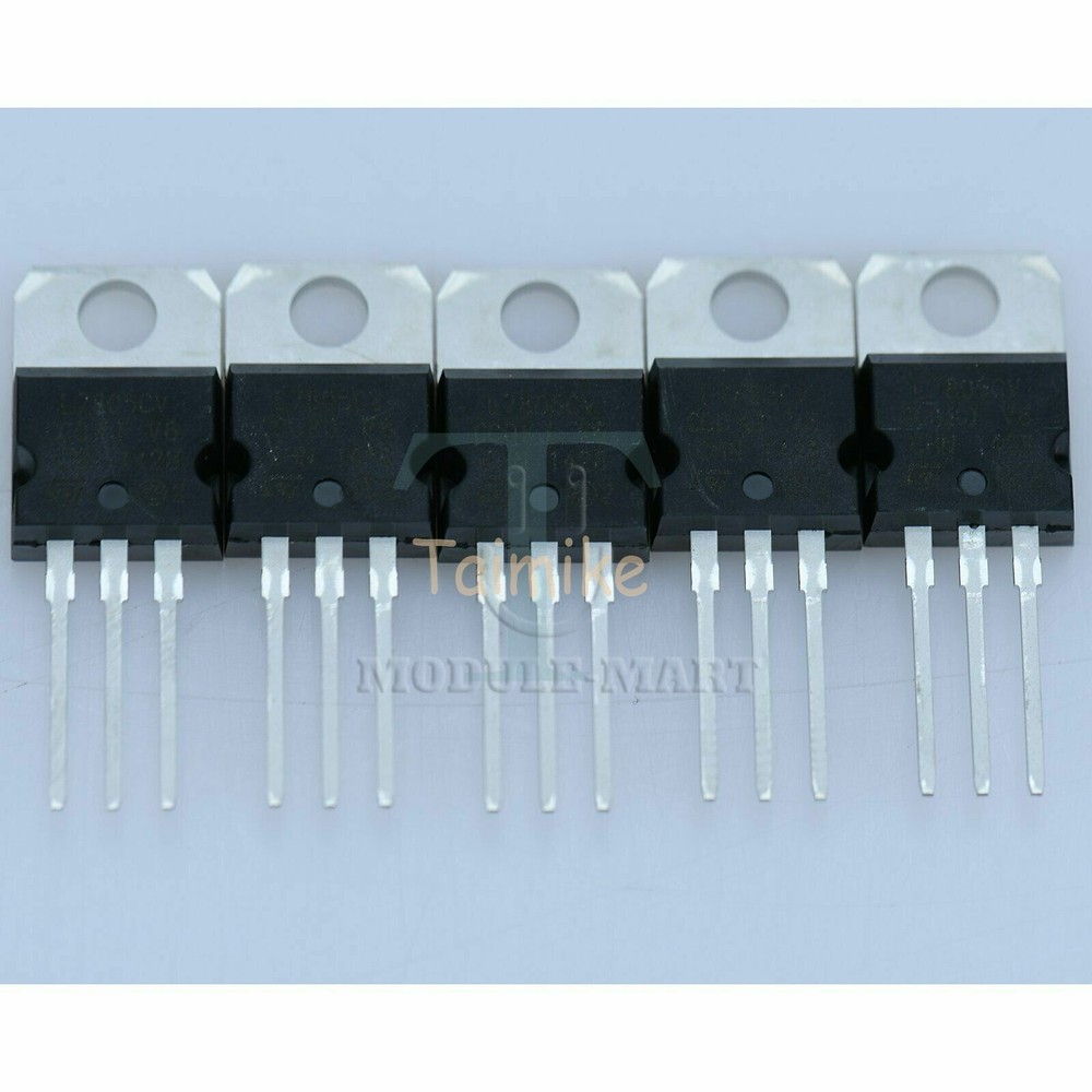10PCS L7805CV L7805 LM7805 ST TO-220 Voltage Regulator 5V 1.5A New #MM