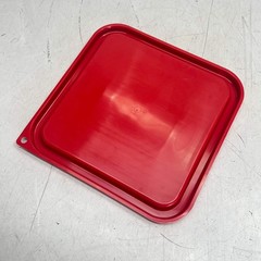 CARLISLE (6 PACK) Square Food Storage Container Lid 6-8qt Red 1197105