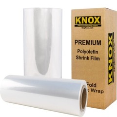 10″ 525′ 75 Gauge Centerfold Polyolefin POF Heat Shrink Wrap Film Free Ship