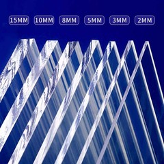 Clear Perspex Sheet Panel Cut Glass Plastic Plate Thick 1mm 1.5mm 2mm 3mm – 20mm