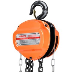 VEVOR Hand Chain Hoist 1100 lbs Capacity 10 ft Manual Chain Block with G80 Chain