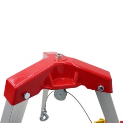 Confined Space Tripod Kit Emergency Rescue Aluminium Alloy 1200 Pounds 20 Meters
