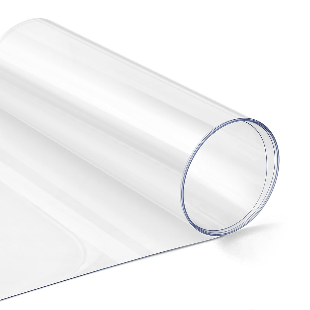 Clear Plexiglass Roll 16×96In Thin 1/32In PET Plexiglass Roll for Craft Projects