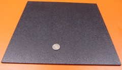 Black ABS Sheet 1/8″ (.125″) X 12″ X 12″ Haircell Textured One Side, 1 Units