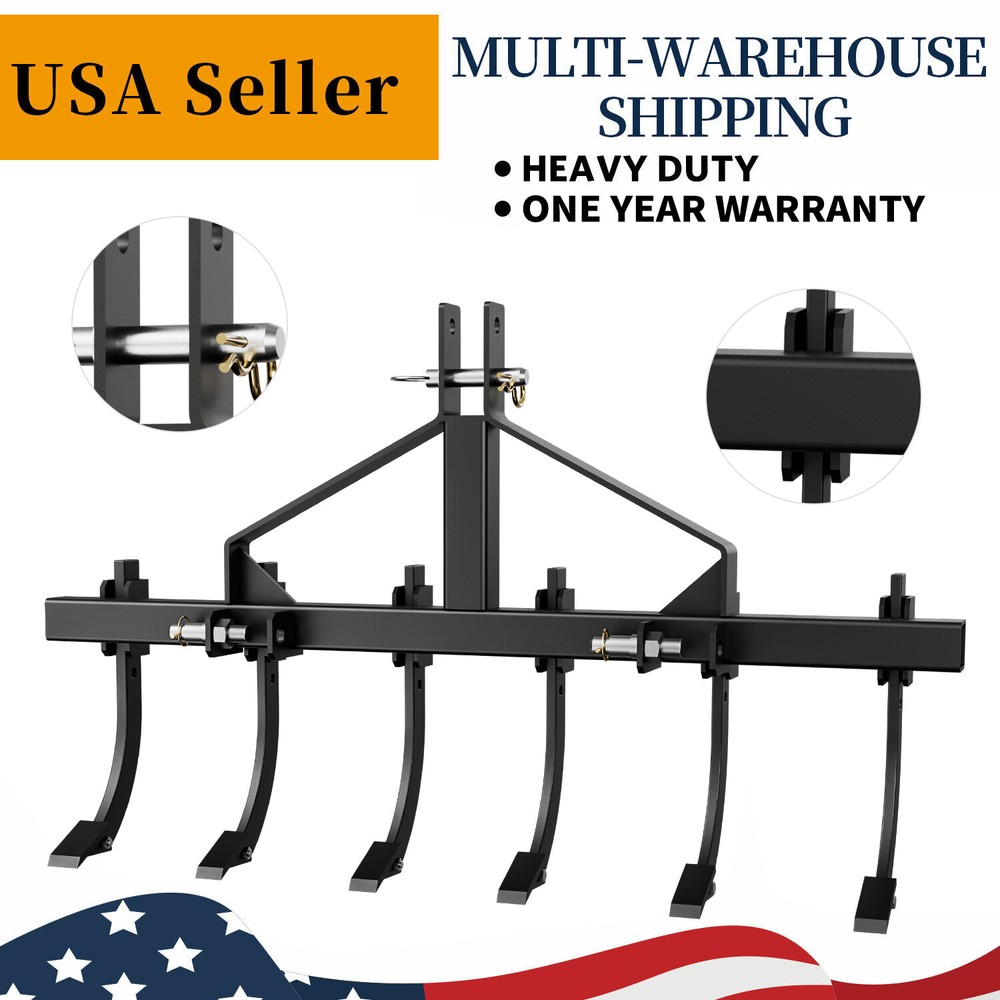 Chisel Plow Scarifier Detachable Cultivator and 6 Shank Design for CAT-0 & CAT-1