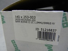 Wago 253-003 6 Pole Terminal Block Connector Box of 140