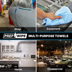 Lauco Prep Wipe Lint-Free Towels – Heavy Duty Nonwoven Cleaning Cloths for