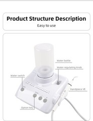 Dental Ultrasonic Scaler Auto-Water Supply Fit for EMS SATELEC Handpiece 5 Tips
