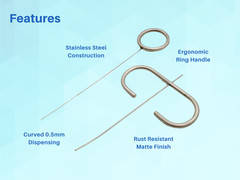 MTA Cement Filling Endodontic Applicator & Plugger Curved 0.5mm ARTMAN