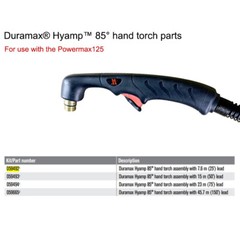 059492 7.6m 25ft 85°Hand Torch Assembly with lead For MAX125