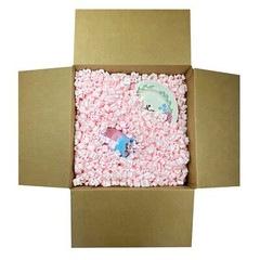 UOFFICE Anti Static Packing Peanuts Pink 7 cuft. Industrial Shipping Void Fill