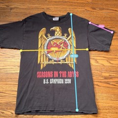 Slayer ‘Seasons in the Abyss’ 1990 Tour Tee Vintage Band