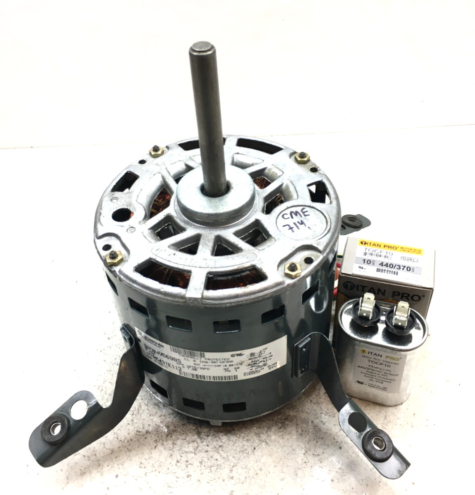GE 5KCP39LGV569BS Blower Motor HC43TE113 1/2HP 1075 RPM/3 SPD 115V used #CME714