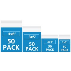 Small Plastic Bags for Jewelry 200 Pack Assorted
