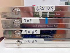 Lot 4 Hu-Friedy IMS Signature Sterilization Cassettes 9×11.5, 8×11, 6.5×10.5