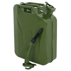 3X5 Gallon Jerry Can Portable 20L Metal Oil Gas Tank Tank Gasoline Storage Green