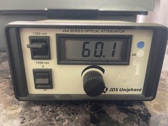 JDSU VA4 Optical Attenuator 1300/1550nm Variable VOA Tested