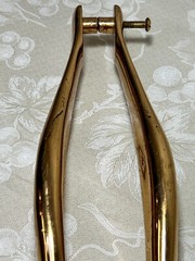 Heavy Door Brass Push Bar Handle – Commercial Grade