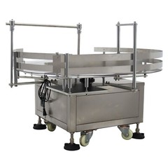 Bottles Accumulation Table39.3″ Dia. Bottle Turn Rotary Sorter w/Wheel 30.7″ H