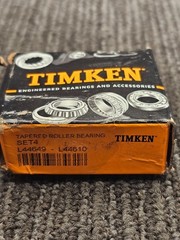 TIMKEN L44649-L44610 SET4 Tapered Roller Bearing Cone & Cup Fits 1984 Volvo DL