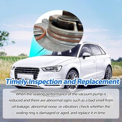 2.0T Vacuum Pump Rebuild Gasket Seal Kit Replacement for Jetta, GTI, GLI, Passat