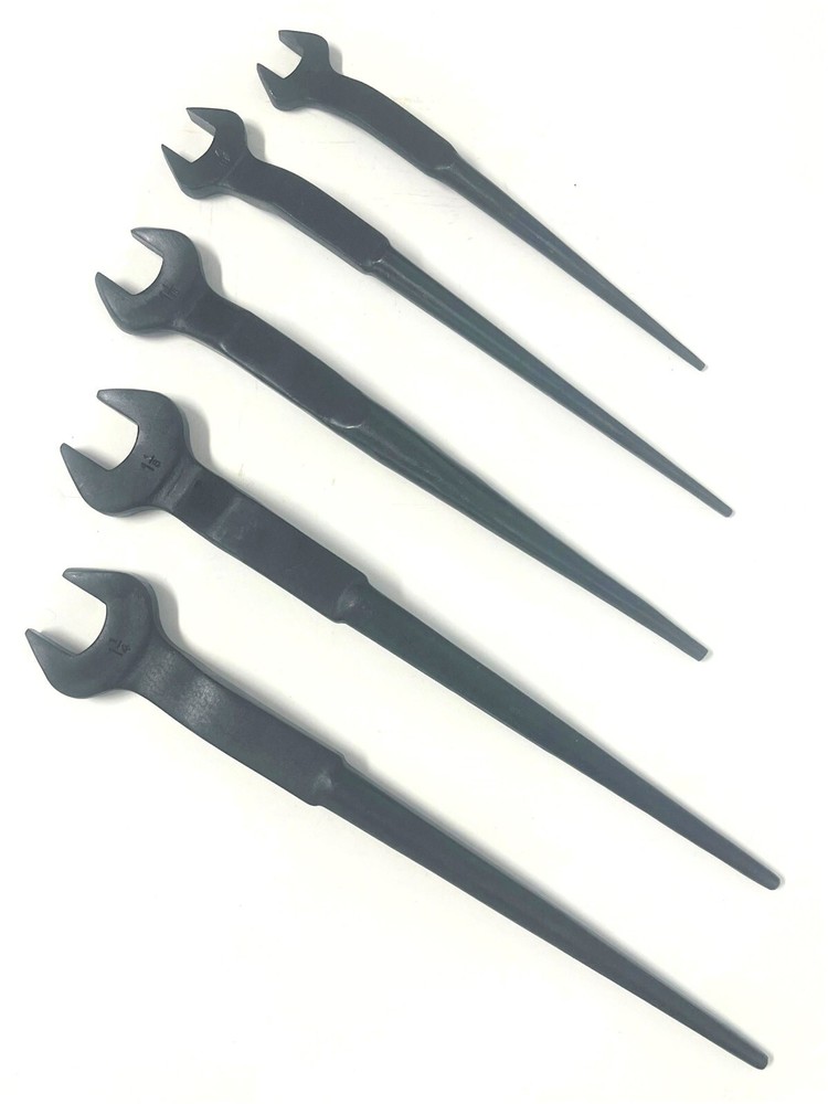 Shop-Tek 5-Pieces Spud Wrench Set, 3/4″, 7/8″, 1-1/16″, 1-1/8″ and 1-1/4″