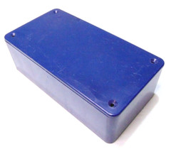 6″ Dark Blue Plastic Project Hobby Box Enclosure – 6″ x 4″ x 2″
