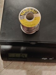 Vintage Nassau C ROSIN Solder .094 DIA Core C-ST 1 LB New Old Stock