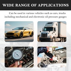 72″ Oil Pressure Gauge Line Kit,Anti-Rust Tubing Kit…