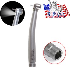 10* Dental LED Fiber Optic E-generator High Speed Handpiece Push Button 2 Hole