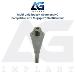 5 Straight Multi Unit Prosthetic NC X-FIT Megagen® BlueDiamond Compatible 4.8mm