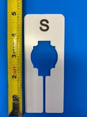 CLOTHING SIZE DIVIDERS “SMALL-XXL” RECTANGLE