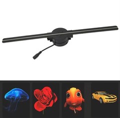 3D Hologram Fan 16.5in LED Advertising Display WiFi Projector 224 LEDs Sign