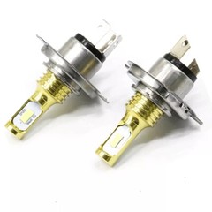2PS H4 9003 CSP LED Fog Driving Light Bulbs Conversion Kit Super White 6000K