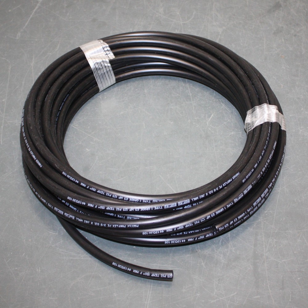 Parker Parflex Tubing EB-64-050-NSF, 1/4″ x 3/8″ x 50ft, Polyethylene, 125 psi