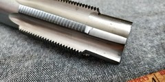 1-1/2″-12 NF tap with pilot WITH PILOT COMRAC