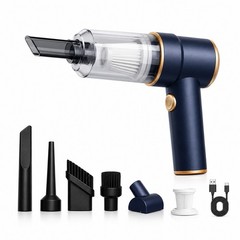 9000Pa 120W Cordless 2-in-1 Handheld Vacuum & Air Duster, Washable HEPA