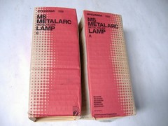 4 Sylvania 175 watt hid ms metalarc metal halide lamp ms175/3k/hor 64494-Q #828
