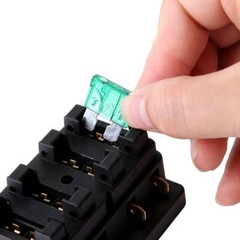 4 Way Blade Fuse Box Holder Block Auto Universal For Car Marine Boat Motorcycle