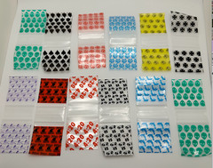 200 ZIPLOCK BAGGIES 1.5″ x 1.5″ STANDARD SIZE DIME BAGS – 10+ RANDOM STYLES MIX!