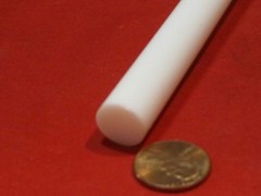Teflon PTFE Virgin White Rods (1/2) .500″ Diameter x 12″ Long, 2 Pcs, 2 Ft Total