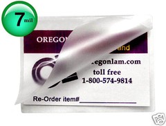 500/pack Hot 7 Mil Credit Card size Laminating Pouches 2-1/8 x 3-3/8 Clear