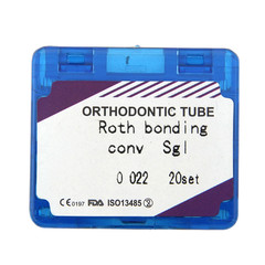 20 Sets Dental Orthodontic Buccal Tube Convertible MBT Roth 022 1st Molar Tube