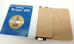 Lucas Milhaupt Braze 450 45% Silver Brazing Alloy 1/16″ Dia New Sold by the inch