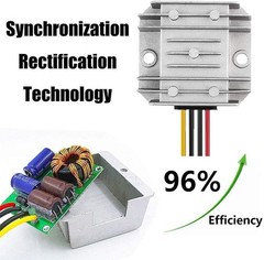 DC 12V Step Up to 24V 3A 72W Converter DC Voltage Regulator Booster with Fuse