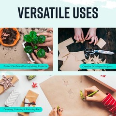 Large Brown Kraft Paper Roll – 36″ x 1200″ 100 ft